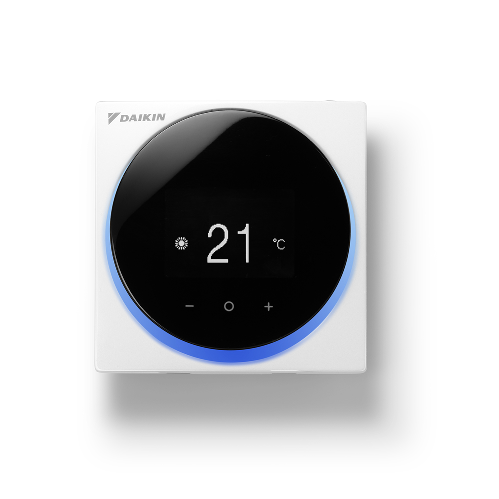 Daikin Kabel-Raumthermostat Madoka weiss (BUS-Komm.) für Wärmepumpen mit MMI